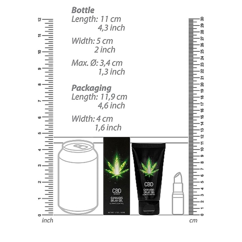 CBD Cannabis Delay Gel - 50 ml